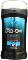 🪒 axe phoenix deodorant stick 3 oz 6-pack: long-lasting fragrance for men logo