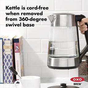 img 1 attached to 🍵 175L Clear Cordless Glass Electric Kettle by OXO BREW - Improved SEO