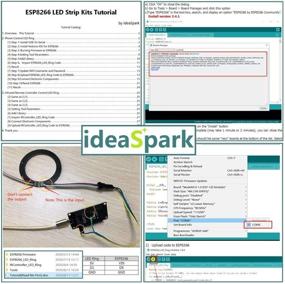 img 1 attached to 🔧 Ардуино набор ESP8266 светодиодная полоса кольца RGB 24 бита WS2812B Wi-Fi/ИК управление звуком/светом/музыкой Реакция стартер-кит - Улучшенное руководство по аналоговому часам, световым/звуковым предупреждениям/обнаружению с использованием Arduino IDE.