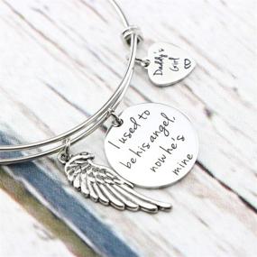 img 2 attached to 🌹 Sympathy Gift - Awegift Memorial Jewelry. Remembrance Necklace or Bracelet for Loss of Mom, Dad, Father, or Mother