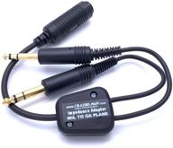 🎧 mil to ga aircraft military headset impedance converter: enhancing audio compatibility logo