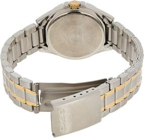 img 3 attached to ⌚️ Стильные и элегантные наручные часы Casio Women's LTP1308SG-7AV из нержавеющей стали со серебристым циферблатом