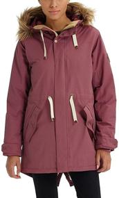 img 4 attached to Burton Womens Saxton Parka Medium Women's Clothing and Coats, Jackets & Vests