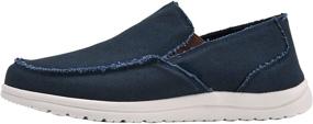 img 3 attached to 👟 Men's Canven Loafers: Lightweight Slip-Ons for Walking in Loafers & Slip-Ons