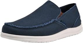 img 4 attached to 👟 Men's Canven Loafers: Lightweight Slip-Ons for Walking in Loafers & Slip-Ons