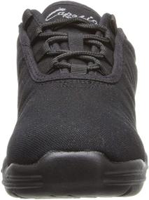 img 3 attached to Capezio Canvas Dance Sneaker Black