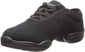 img 4 attached to Capezio Canvas Dance Sneaker Black