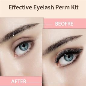 img 1 attached to 💁 Enhanced 2021 Lash Lift Kit: Experience Long-lasting Curling with Professional Semi-permanent Eyelash Perm at Salon & Home