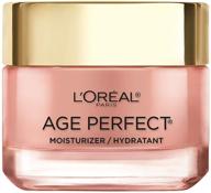 🌹 l'oreal paris skincare age perfect rosy tone face moisturizer - anti-aging day cream with lha and imperial peony, non-greasy formula, 2.55 oz logo