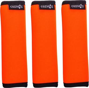 img 3 attached to 🧳 Neoprene Identifier Suitcase Travel Accessories - Cosmos Comfort Luggage Tags & Handle Wraps