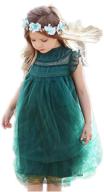 girls' colorful multi-layered tulle and lace dress for princess wedding, birthday party, and tutu theme logo
