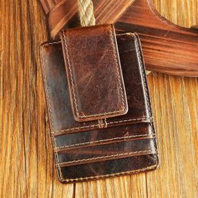 img 3 attached to Genuine Leather Cowhide Men's 👜 Wallet by Leaokuu: Premium Quality Men's Accessories