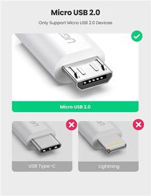 img 3 attached to 🔌 UGREEN Адаптер кабеля Micro USB OTG: Подключите Samsung S7 S6 Edge, LG G4, DJI Spark и другие устройства к Android и Windows устройствам!