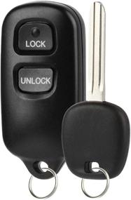 img 1 attached to Convenient Keyless Entry Remote Fob + Ignition Key for Toyota (HYQ12BBX 4D-67) – Hassle-free Access to Vehicle!