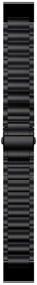 img 1 attached to 📿 LDFAS Fenix 6S/5S Band: Premium Titanium Metal Watch Strap for Garmin Fenix 6S/6S Pro/5S/5S Plus/D2 Delta S, Black