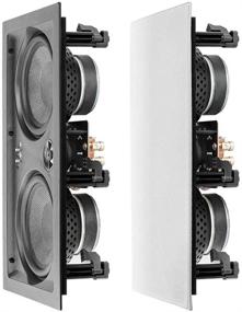 img 4 attached to 🔊 6.5 Inch Trimless In-Wall LCR Speaker by OSD Audio - Dual Woofers & Dome Tweeter, Single Speaker - IW650LCR