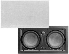 img 3 attached to 🔊 6.5 Inch Trimless In-Wall LCR Speaker by OSD Audio - Dual Woofers & Dome Tweeter, Single Speaker - IW650LCR