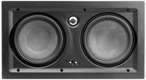 img 2 attached to 🔊 6.5 Inch Trimless In-Wall LCR Speaker by OSD Audio - Dual Woofers & Dome Tweeter, Single Speaker - IW650LCR