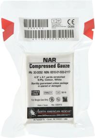 img 1 attached to 💊 NAR Compressed Gauze: Premium White Medical Dressing for Effective Wound Care