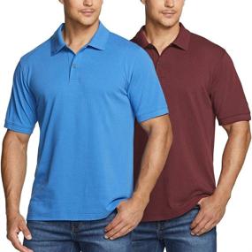 img 4 attached to ATHLIO Sleeve Shirts Classic Performance Men's Clothing