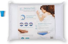 img 1 attached to 💦 Mediflow Water Pillow Memory Foam with Waterbase Technology: Clinically Proven to Reduce Neck Pain & Enhance Sleep Quality – Single Pack