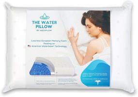 img 4 attached to 💦 Mediflow Water Pillow Memory Foam with Waterbase Technology: Clinically Proven to Reduce Neck Pain & Enhance Sleep Quality – Single Pack
