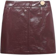 fashionably cute: welaken leather toddler skirts for girls' clothing logo