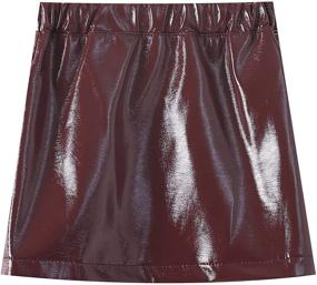 img 3 attached to Fashionably Cute: WeLaken Leather Toddler Skirts for Girls' Clothing