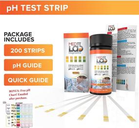 img 3 attached to 📊 Precise pH Test Strips 4.5 to 9.0 (200 ct) for Accurate Urine and Saliva Body pH Analysis. Urinalysis Reagent Test Strips for Optimal Acidity and Alkalinity Evaluation. Ideal for Alkaline Diet Food and Acid pH Testing