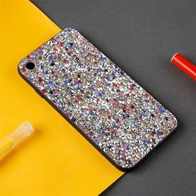 img 1 attached to 🎉 Bling Crystal Resin Rhinestones Sticker Sheet - DIY Glitter Decoration for Shoes, Clothing, Phone Cases & More (Multicolor, 15.7 x 9.4 Inch)