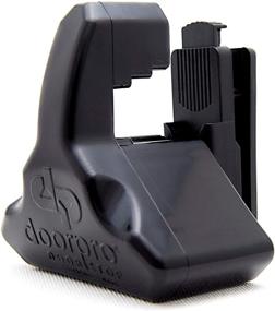 img 4 attached to 🚪 DoorPRO Hinge-Based Doorstop in Black with Swivel Belt Clip - Commercial Grade