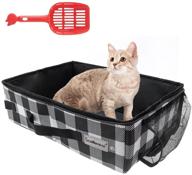 🐱 scenereal collapsible portable cat travel litter box with bowl & scoop – lightweight, waterproof, and free travel litter box for cats logo