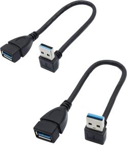 img 4 attached to 🔌 Enhanced Female Extension Cable with Male-Female Connectors - The Ultimate Connectivity Solution