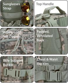 img 1 attached to Rockland Military Tactical Laptop Backpack Laptop Accessories