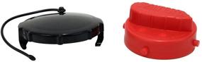 img 3 attached to 💧 Вентильный желоб Valterra T1020-3VP Баионетный накапливатель капель - красный: Надежная защита для беспроблемного слива