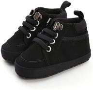 meckior sneakers high top walkers toddler boys' shoes logo