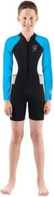 img 4 attached to 🏊 Explore the Waters with Seavenger Cadet Kids 2mm Shorty Wetsuit