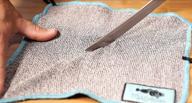 🔪 ultimate cut-proof kitchen cloth: top-grade safety for oyster shucking, fish fillet processing & meat cutting logo