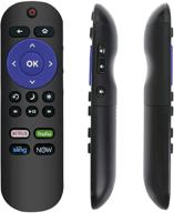 📺 high-quality replacement remote for hisense roku tv: compatible with 32h4d, 40h4d, 43h4d, 50h4d, 55h4d, 55r7e, 65r6070e, 65r7e1, 40h4f, 43r7e, 50r7e, 32h4e1, 55r6e, 60r5800e, 50r6e, 65r6e1, 32h4030f, 40h4030f, 43r6e, 43h4030f, 55r60 logo