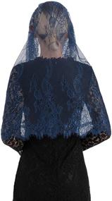 img 2 attached to 👒 Elegant Traditional Infinity Mantilla Covering Women's Accessories: Timeless Style for the Modern Woman