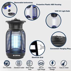 img 3 attached to BANNA Bug Zapper: 2-in-1 Outdoor & Indoor Mosquito Zapper – High Powered Waterproof Killer Lamp (4200V) for Home, Backyard, Patio