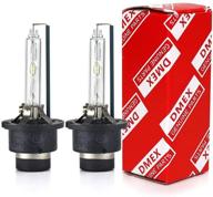 🔆 high-performance dmex d4s xenon headlight hid bulbs - 4300k - 35w - 2 pack - 66440 42402 42402c1 replacement logo