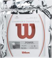 wilson sporting goods champions choice duo natural tennis string, wrz997900 логотип