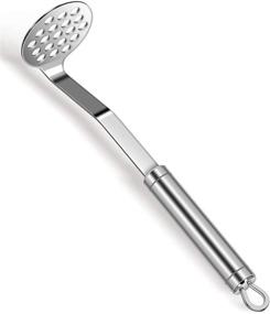 img 4 attached to 🥔 Aliglow Stainless Steel Potato Masher: Perfect Kitchen Tool for Mashing Potatoes, Fruits, and More!