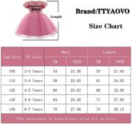 🌸 adorable ttyaovo floral girls dresses for toddler princesses - perfect for weddings and parties logo