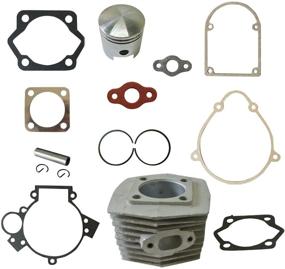 img 4 attached to 🛵 80cc Motorized Bicycle Bike Motor Sthus Cylinder & Piston & Pin Clips Wrist & Gasket Set - Perfect Fit