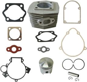 img 3 attached to 🛵 80cc Motorized Bicycle Bike Motor Sthus Cylinder & Piston & Pin Clips Wrist & Gasket Set - Perfect Fit