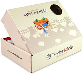 img 2 attached to TeeHee Little Girls and Toddler Cotton Crew Socks - 18 Pairs Cute Novelty and Fashion Pack in Gift Box