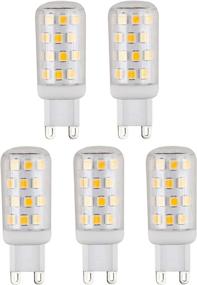 img 4 attached to 🔆 CBconcept UL Listed G9 LED Light Bulb, 5 Pack, 3W, 310LM, Non-Dimmable, Warm White 3000K, 360° Beam Angle, 120V, 40W JCD Halogen Replacement Patented Design