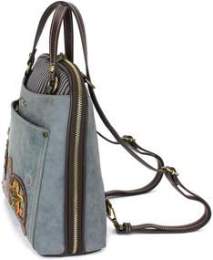 img 2 attached to 🐢 CHALA Turtle Women's Handbags & Wallets: Convertible Backpack Purse